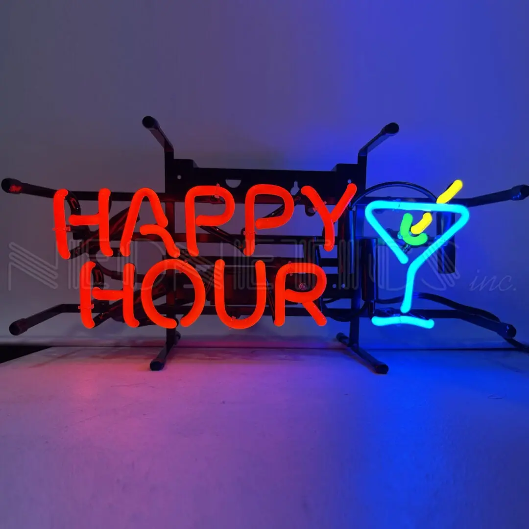 Happy Hour Premium Junior Neon Sign 1