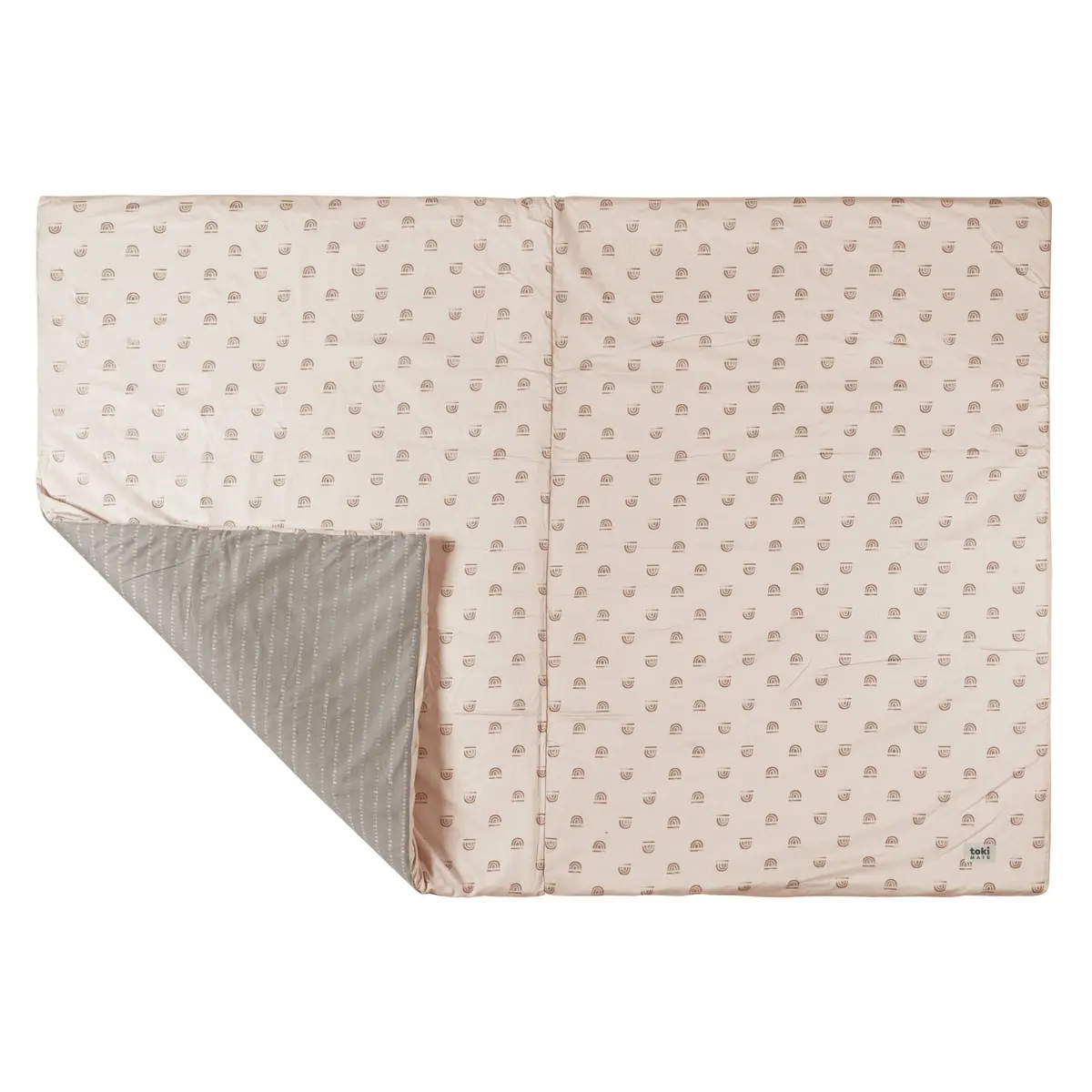 Toki Mats Rainbow Peach Organic Cotton Mat 1