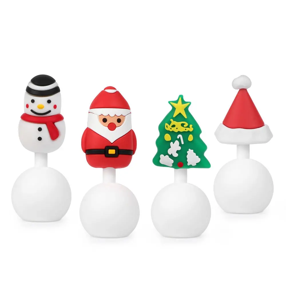 Haakaa Winter Holiday Silicone Breast Pump Stopper Gift Set 4 Pk (Limited Edition) 1