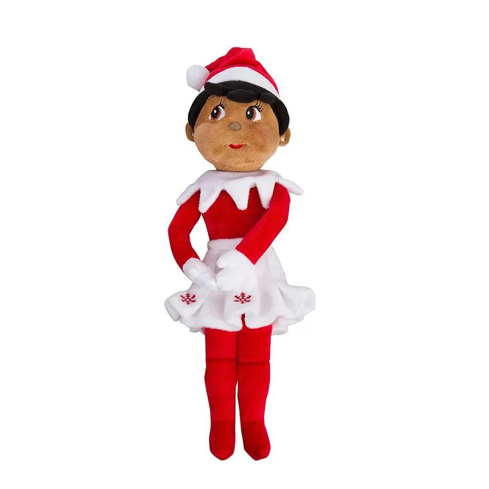 The Elf On The Shelf® Dark Skin Girl Plushee Pal 1
