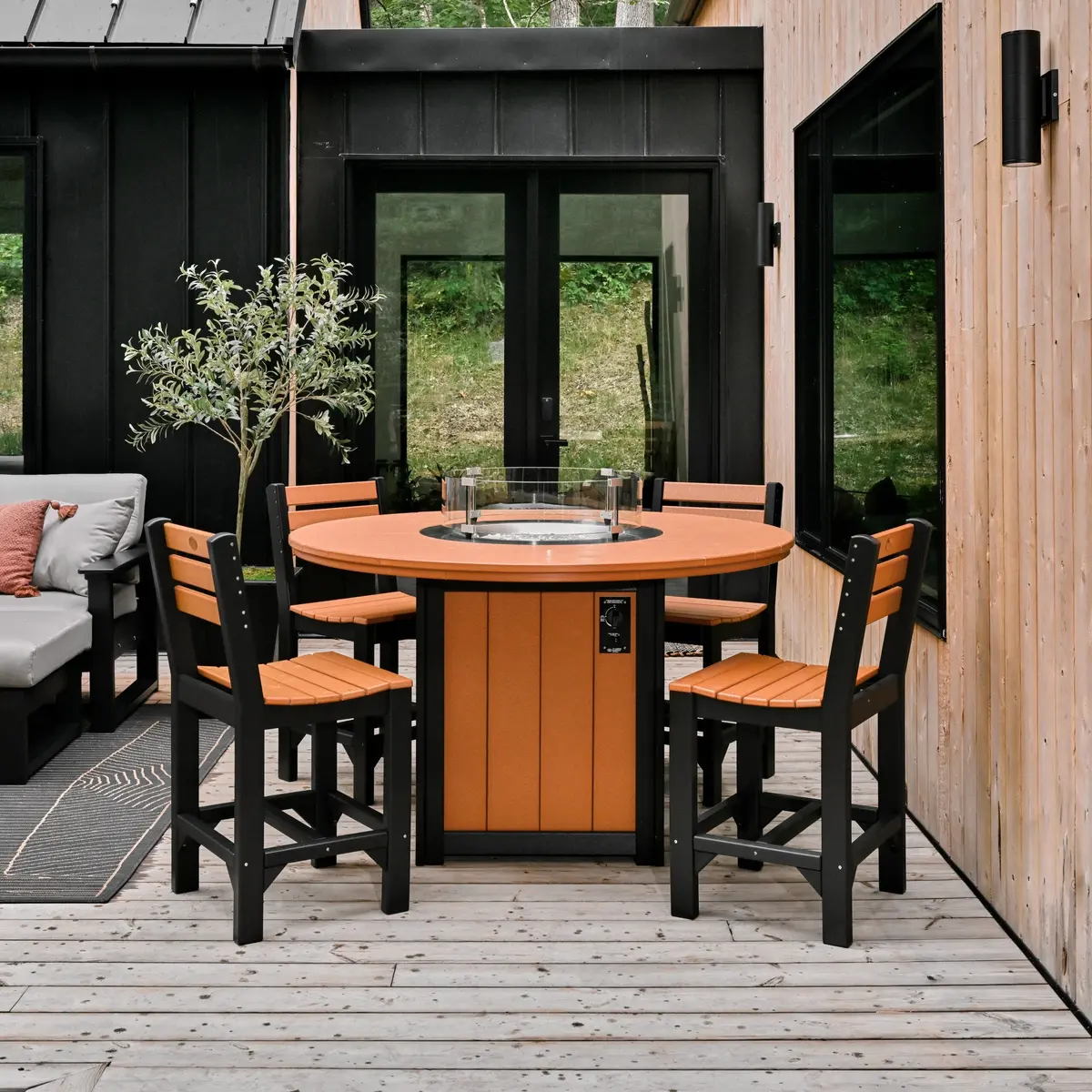 Lumin Fire Pit 60" Round Table From Luxcraft 1