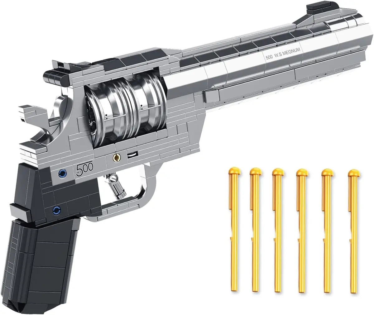 Panlos 670019 M500 Revolver Pistol Gun Brick 1