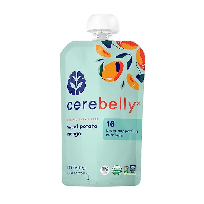 Cerebelly Puree Sweet Potato Mango (Pack Of 6-4Oz Pouches) 1