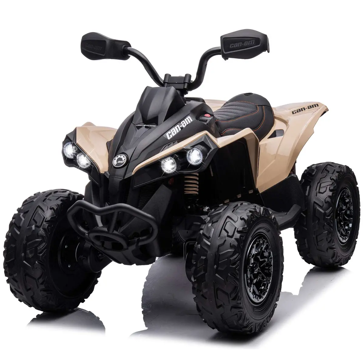 Can-Am Renegade 24V Atv Off-Road Ride On Car Toy With Realistic Lights, Licensed 1