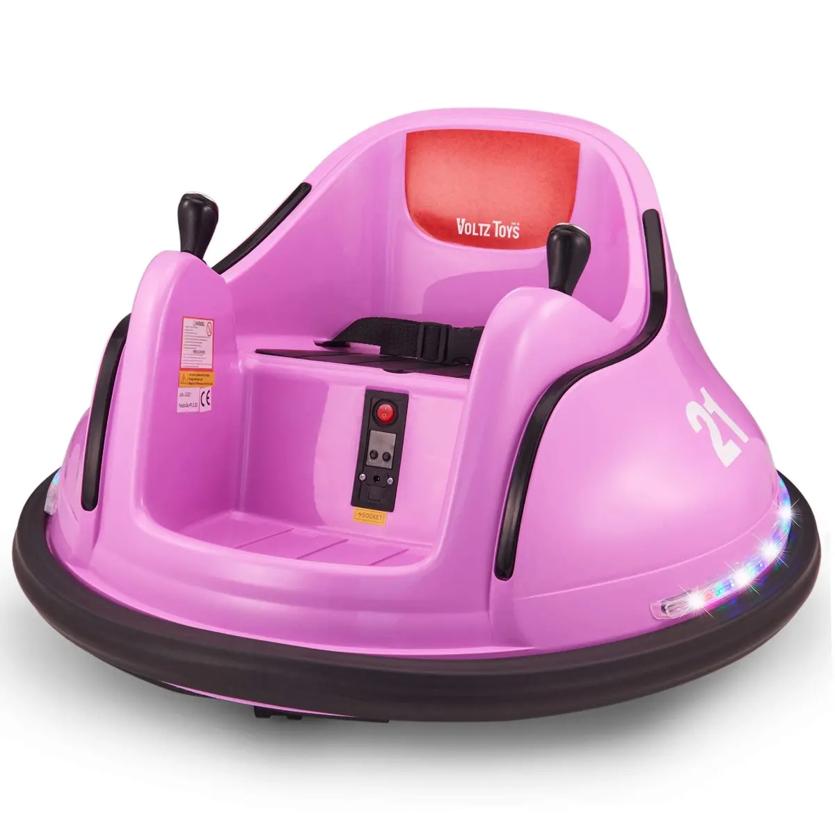 Kids 12V Bumper Car 360° Rotation With Remote Control 5