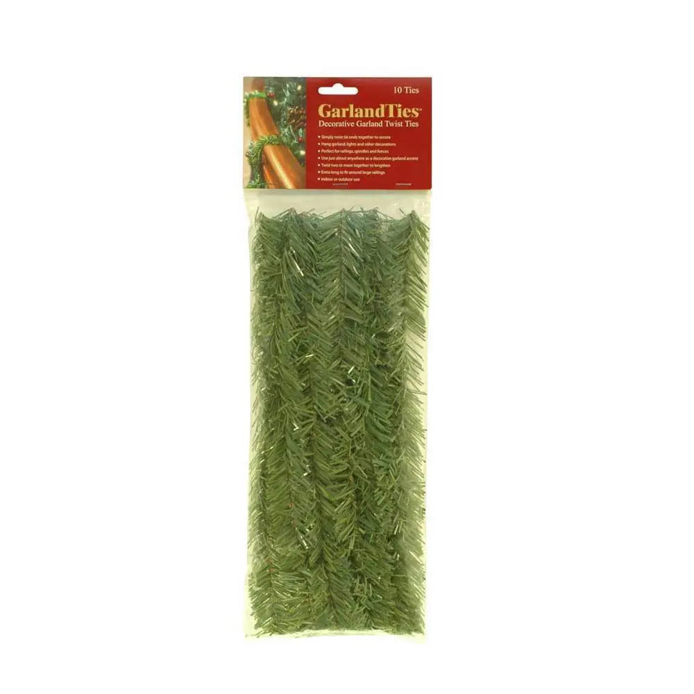 Decorative Noble Pine Garland Twist Ties By Haute Decor 2