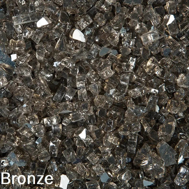 5 Lb. Bag Of Reflective Bronze Fire Glass 1