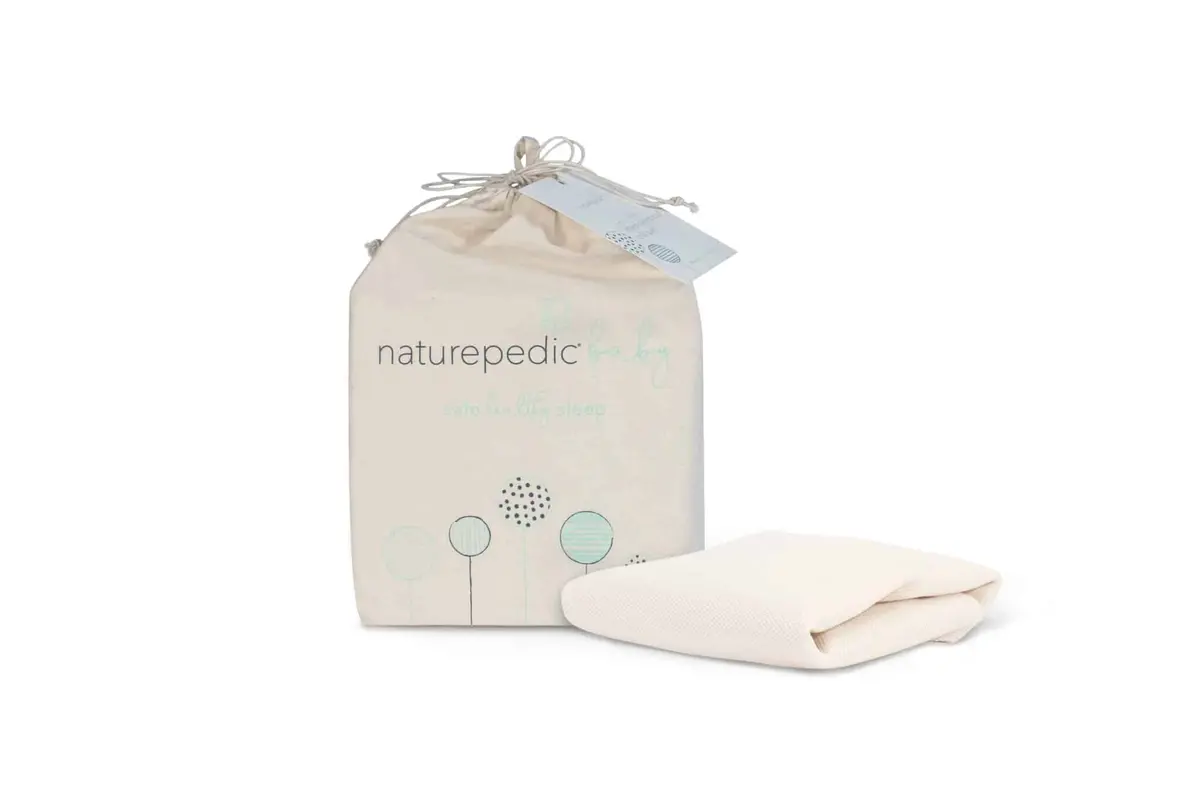 Naturepedic Breathable Organic Crib Mattress Cover 1