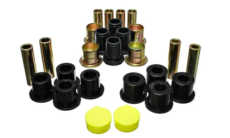 Energy Suspension 87-04 Dodge Dakota / 98-03 Durango 4Wd Black Front End Control Arm Bushing Set 1