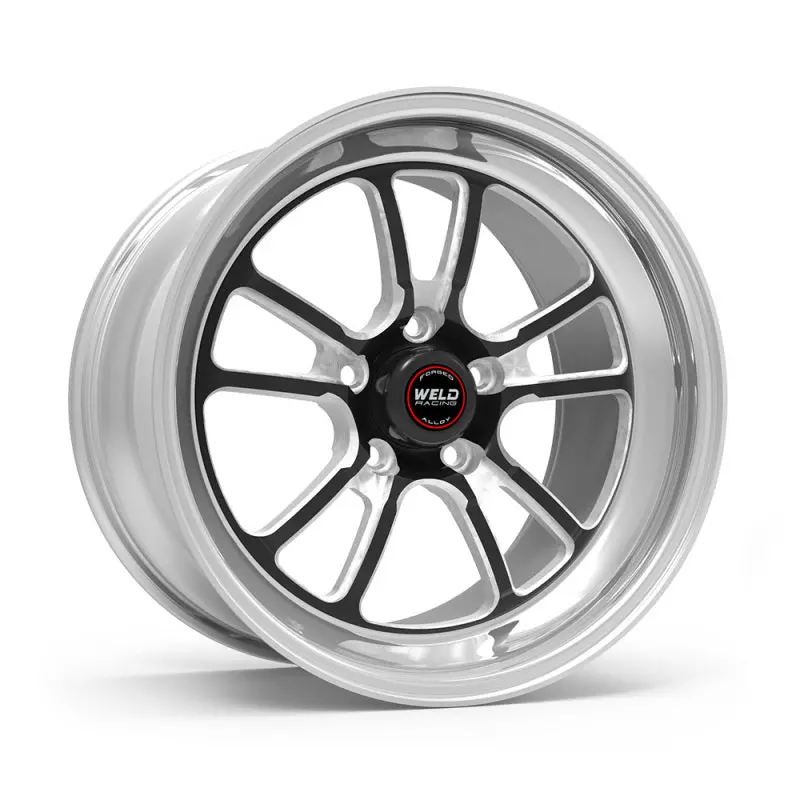 Weld S70 Black Beadlock Wheel – 17X10", 5X115Mm Bolt Pattern, 6.7" Backspace, High-Pad Design 1