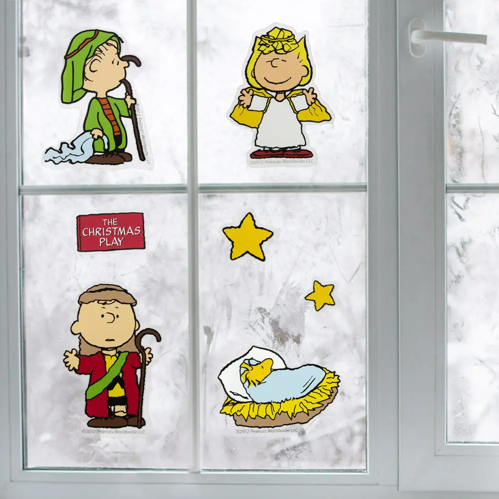 Reusable Peanuts® Christmas Window Clings 2