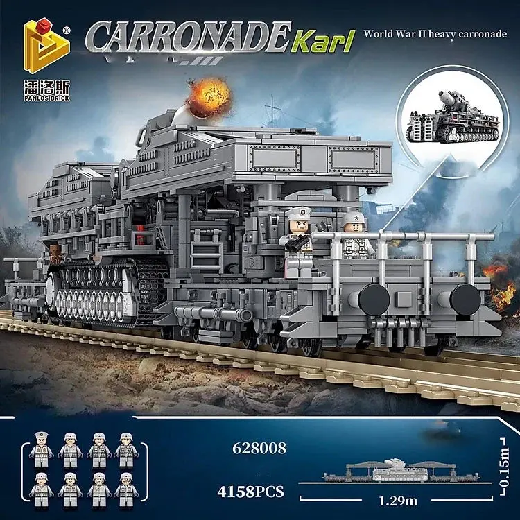 Panlos Karl Mortar 4158Pcs Brick 1