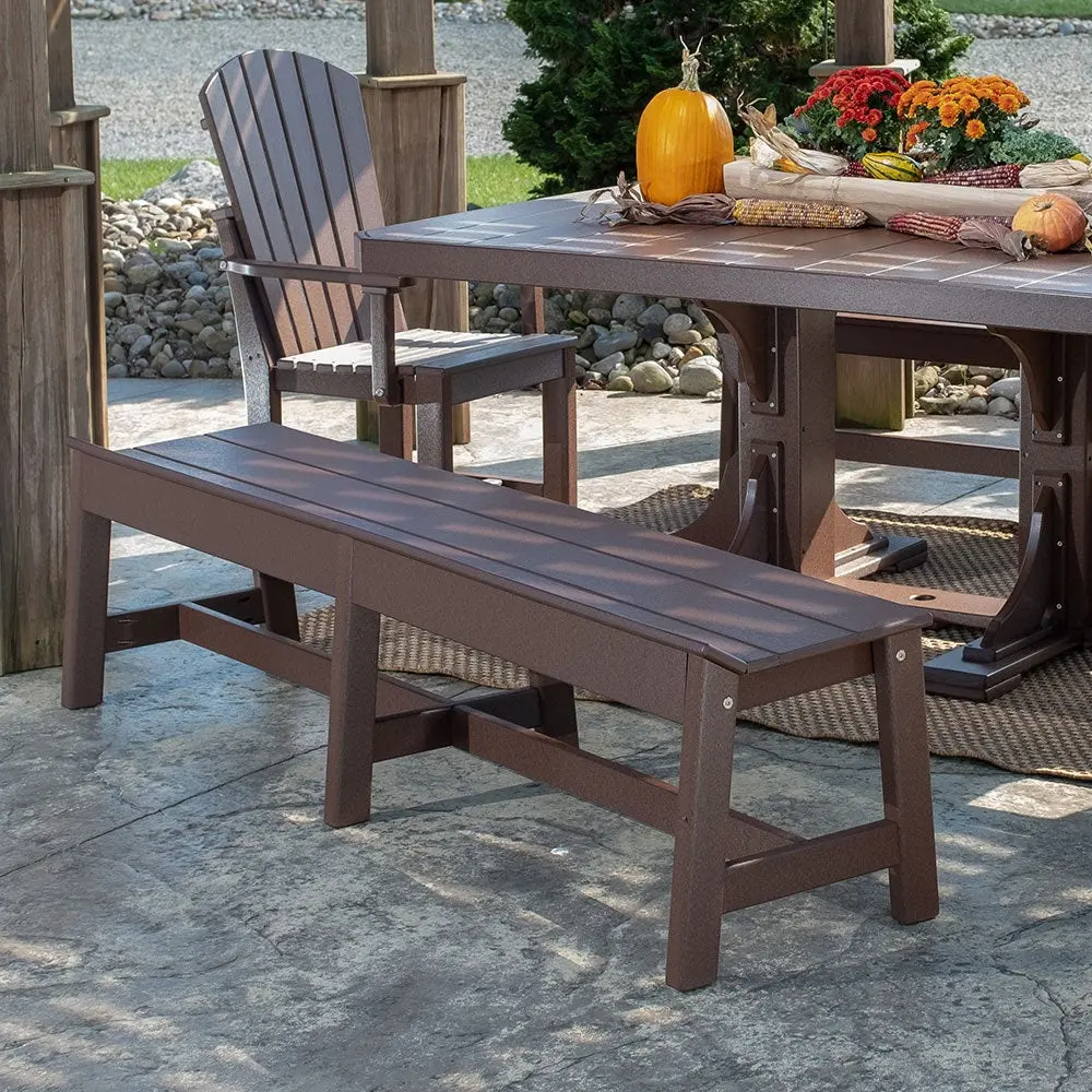 72" Cafe Dining Bench From Luxcraft 1