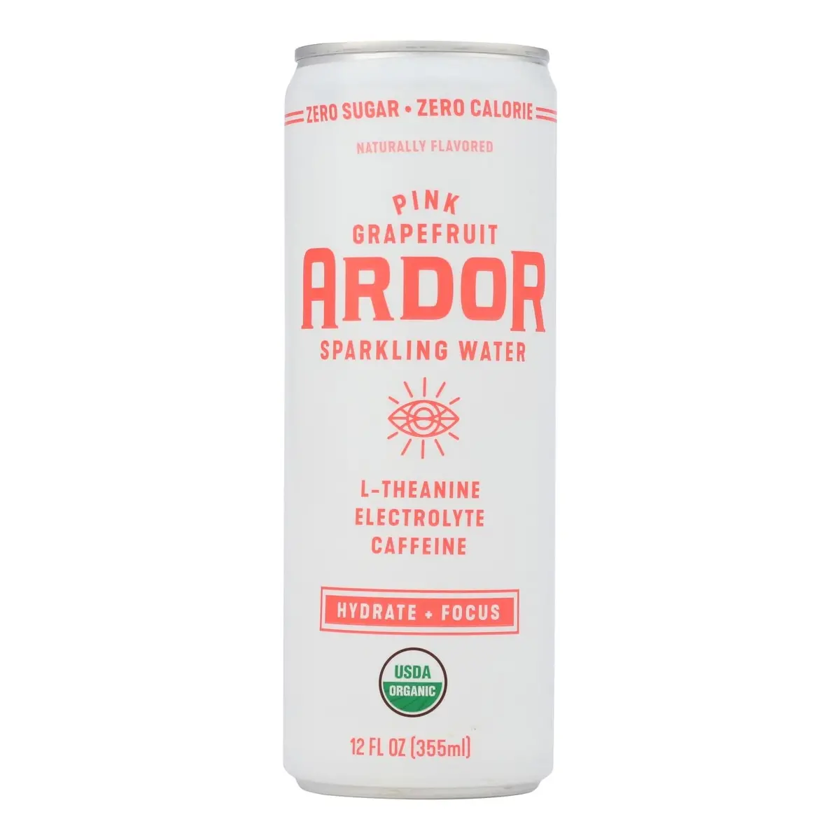 Ardor Sparkling Pink Grapefruit Water, 12 Fl Oz (Pack Of 12) 1