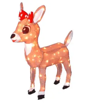 3D Clarice Reindeer Led Yard Art 1