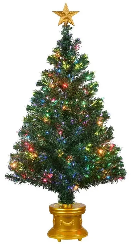 4' Fiber Optic Evergreen Fireworks Artificial Christmas Tree 1