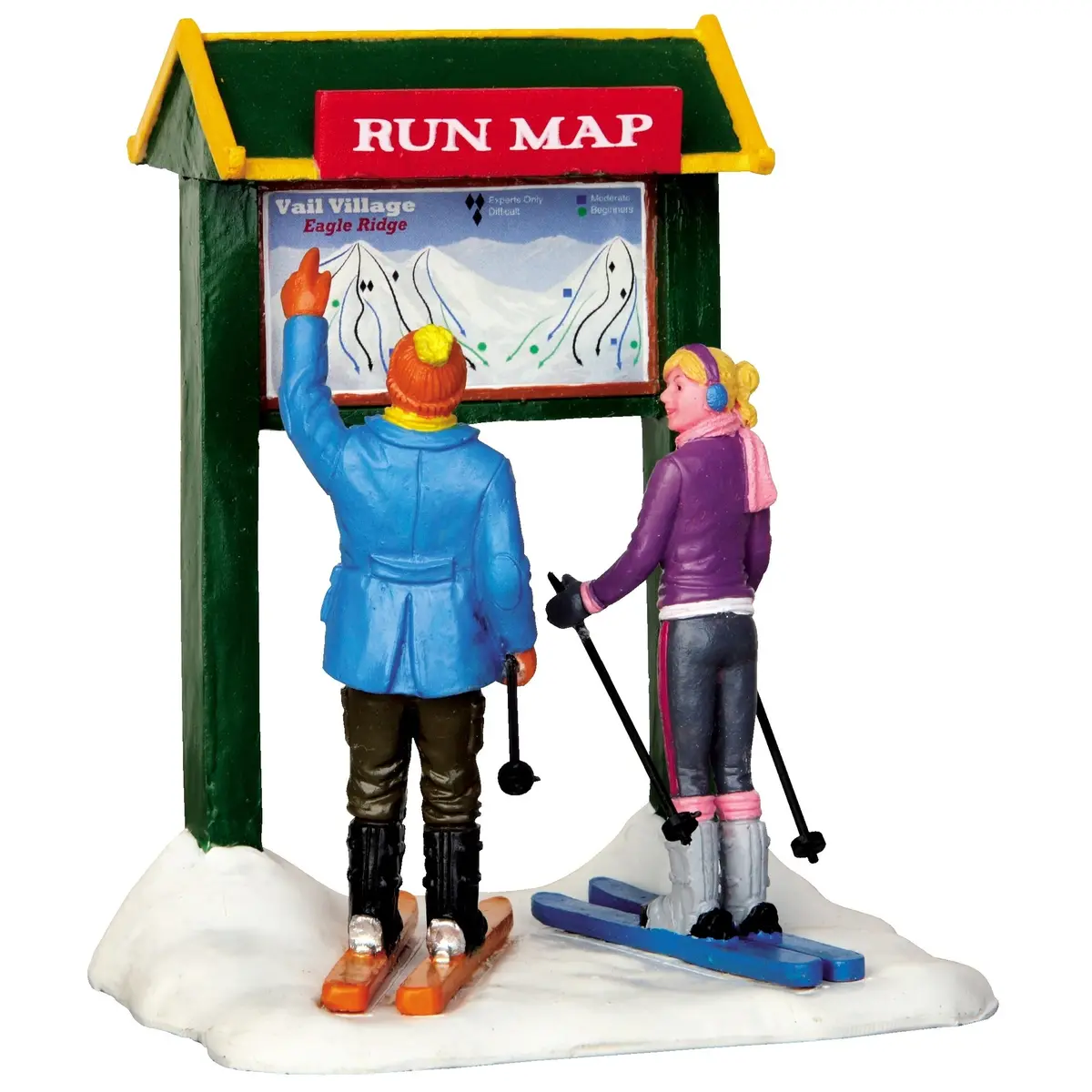 Lemax Vail Village Table Piece: What's Next? #43088 1