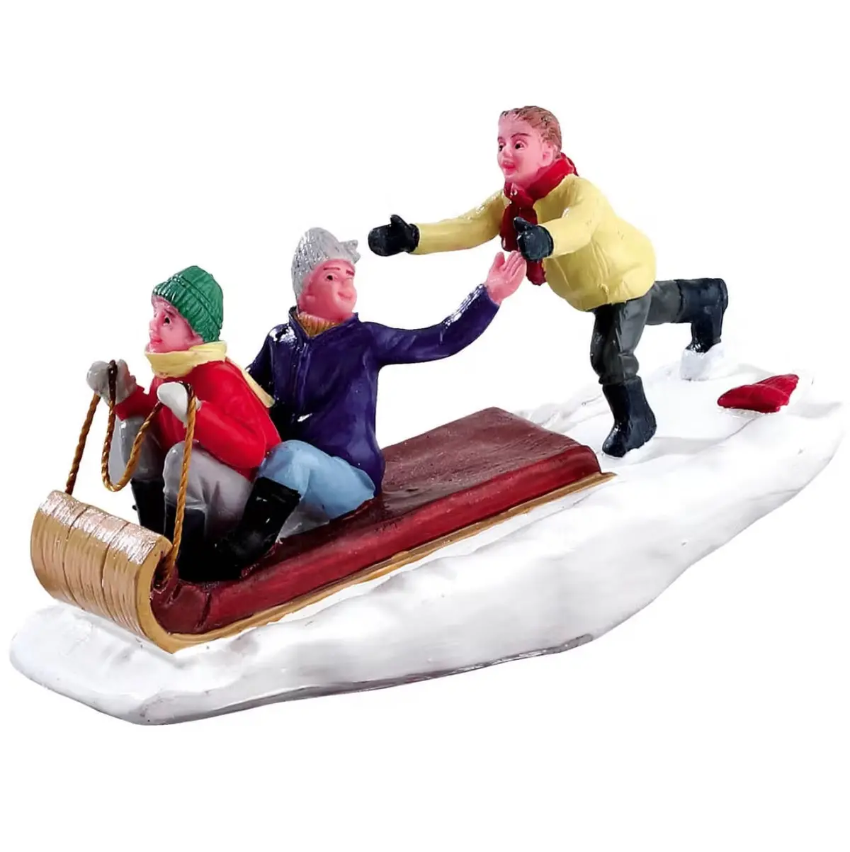 Lemax Vail Village Accessory: Toboggan Trouble #42248 1
