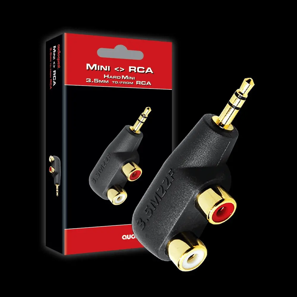 Audioquest Hard Mini 3.5Mm To/From Rca Adaptor 1