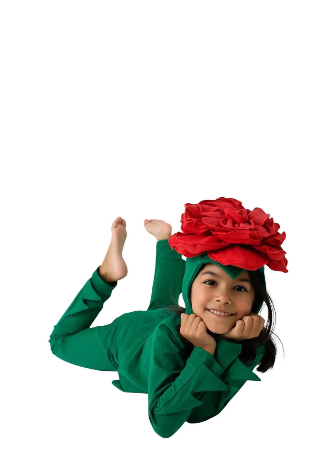 Band Of The Wild Red Rose Costume With Green Stem Pajamas 2