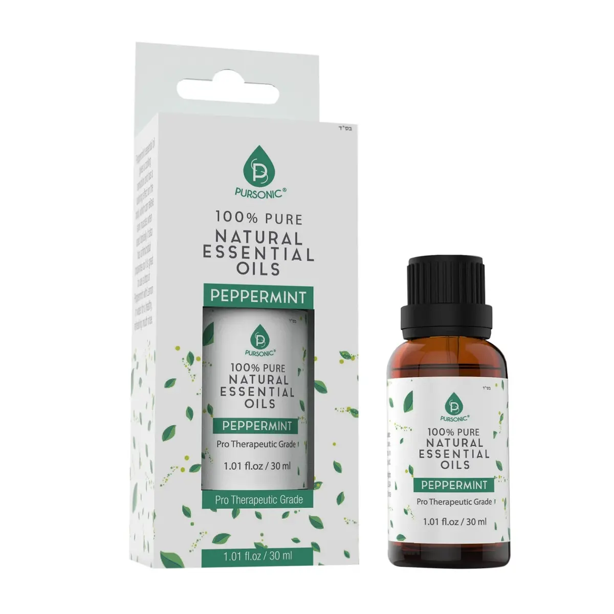Pursonic 100% Pure & Natural Peppermint Essential Oils 1