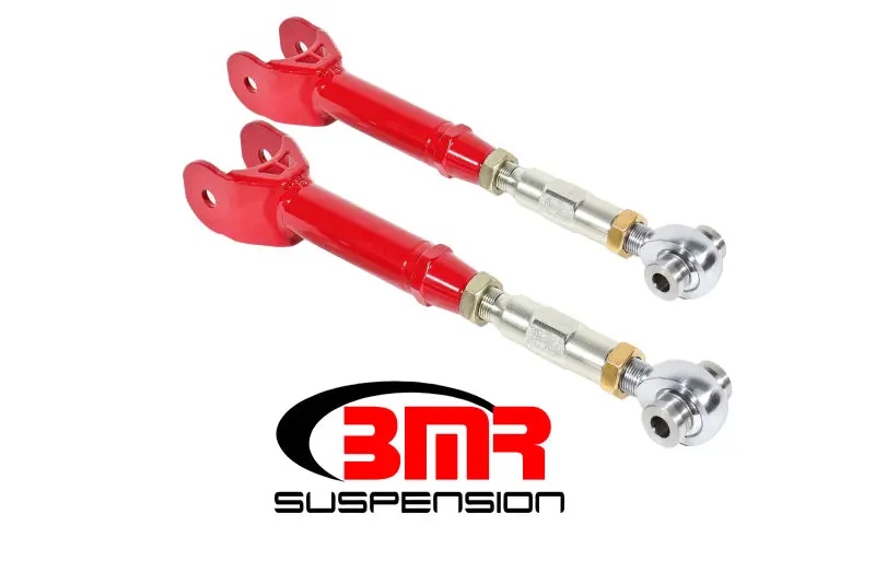Bmr 16-17 6Th Gen Camaro Lower Trailing Arms W/ On-Car Adj. Rod Ends - Red 1
