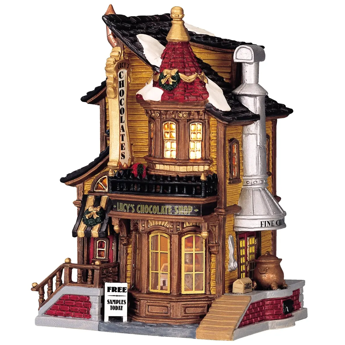 Lemax Caddington Village Lighted Building: Lucy's Chocolate Shop #45052 1