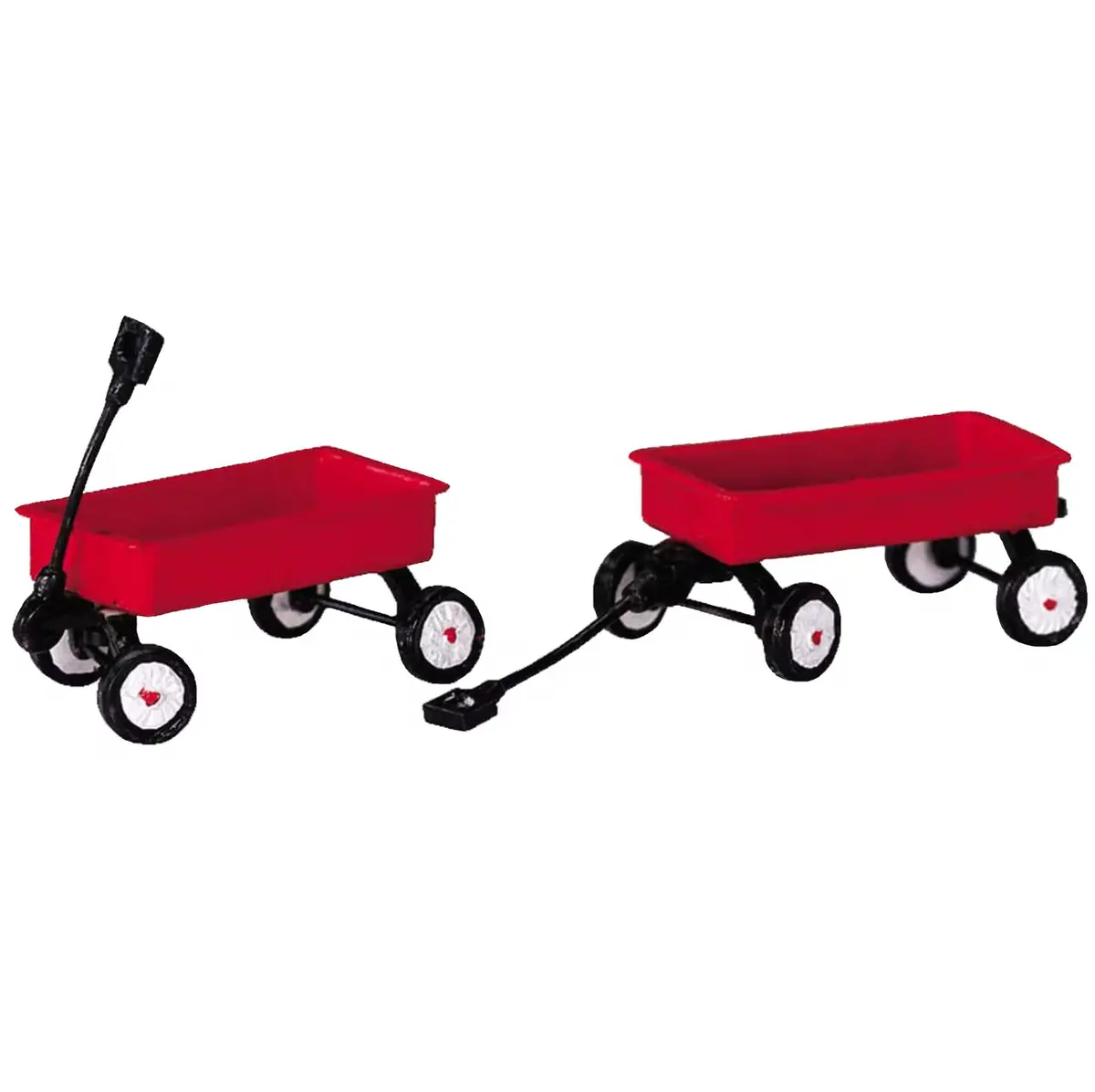 Lemax General Collectible Figurines: Red Wagons, Set Of 2 #44175 1