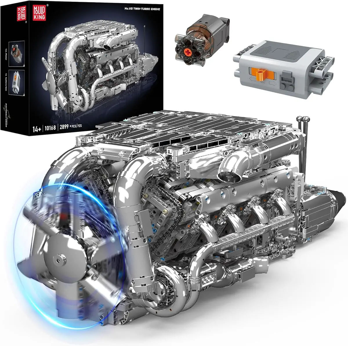 5.5L V8 Twin Turbo Engine - 2899Pcs 1
