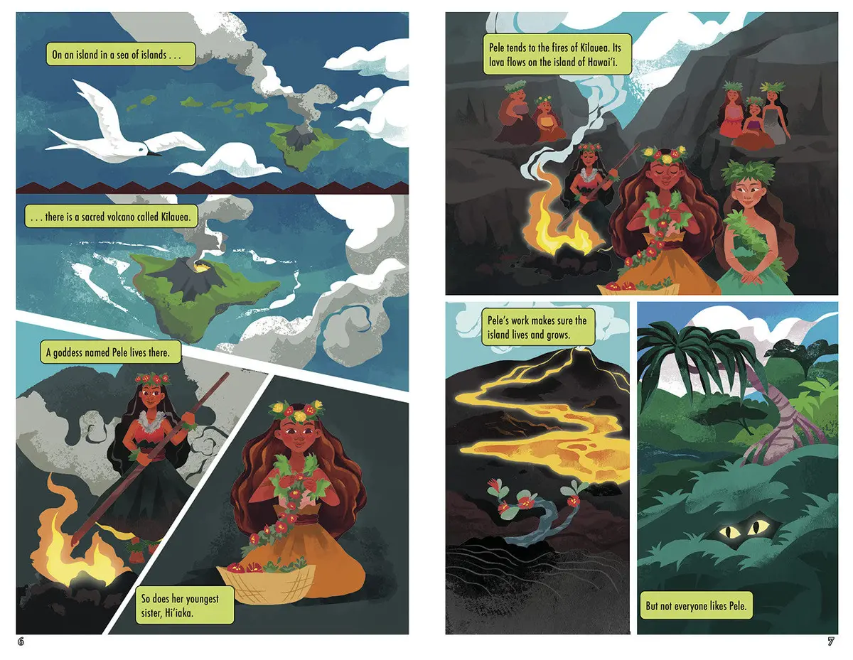 Hiʻiaka And Panaʻewa: A Hawaiian Graphic Legend 2