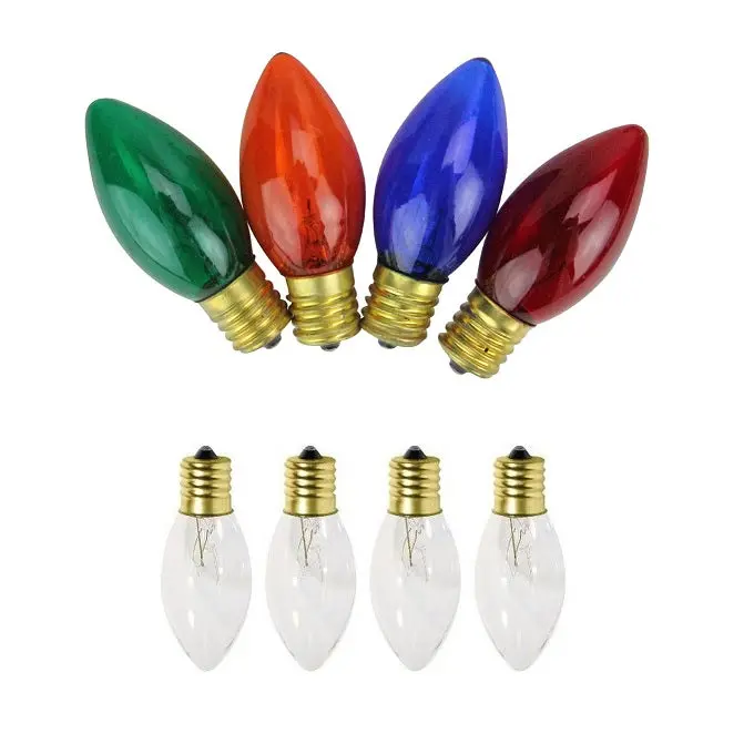 Replacement C9 Transparent Bulbs (4-Pack) 1