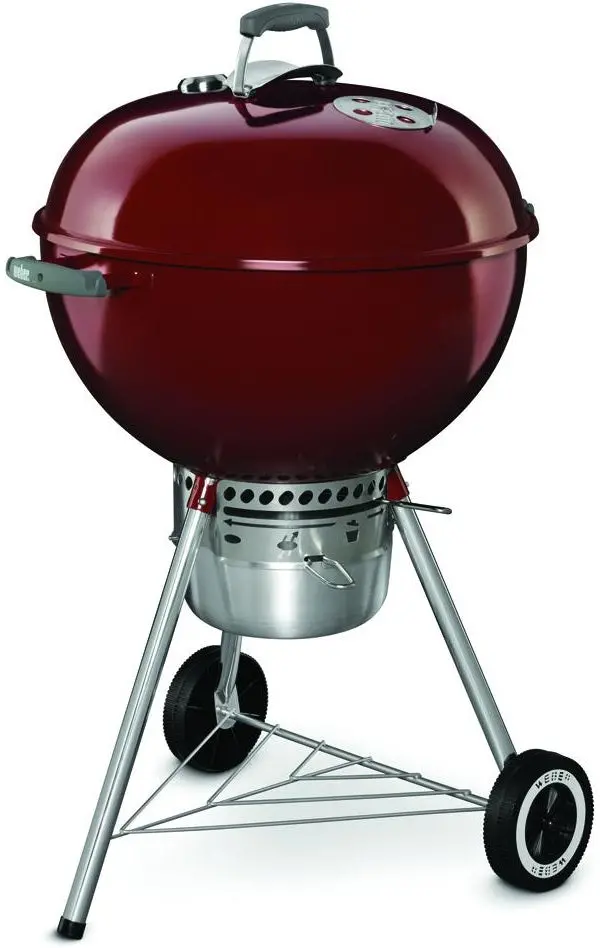 Weber Original Kettle 22" Premium Crimson Charcoal Grill 1