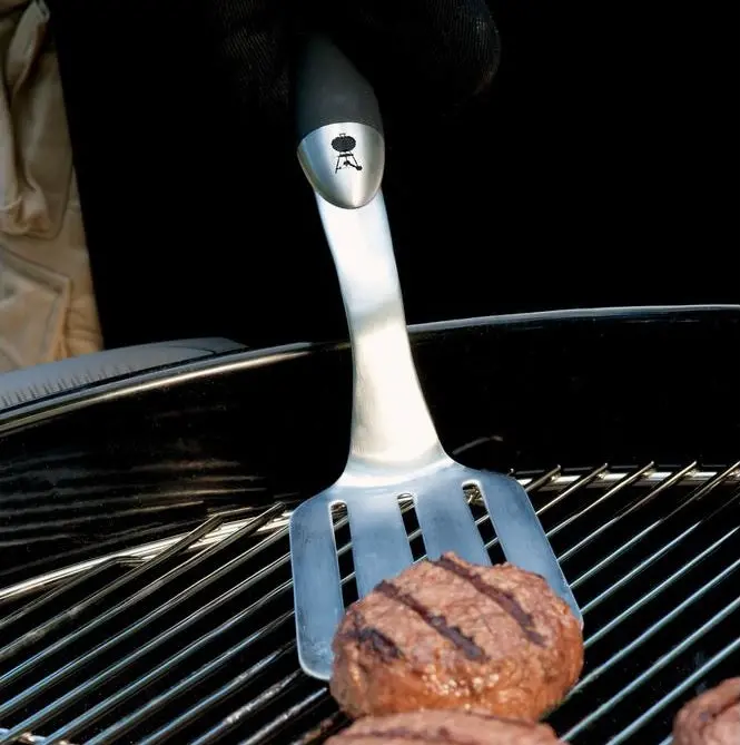 Premium Weber Stainless Steel Bbq Spatula With Non-Slip Grip 2