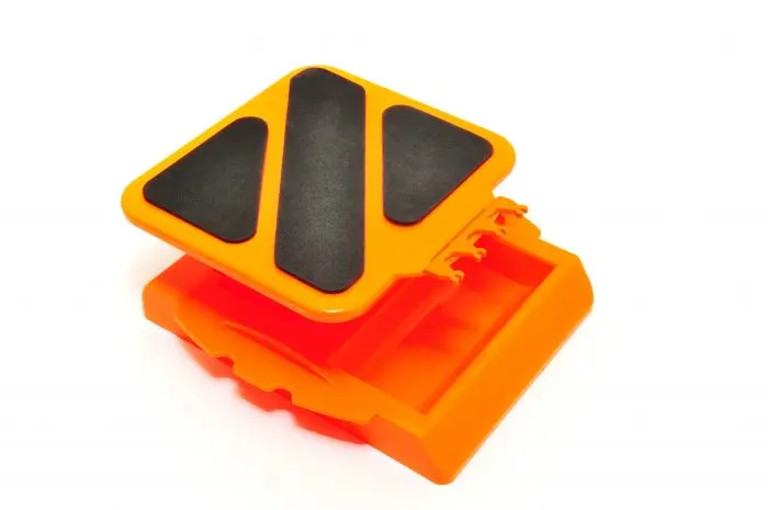 84126R Car Stand, Orange 1