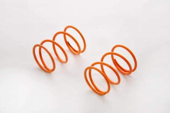 85140 Shock Spring- Hard/ Orange, 2Pcs 1