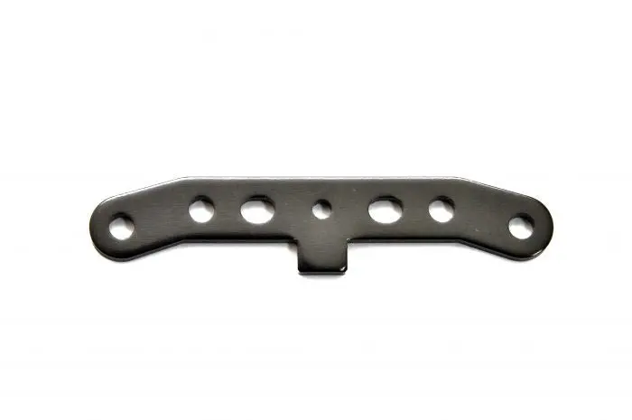87040B Rear Lower Alum Suspension Plate - Black, 1Pc 1