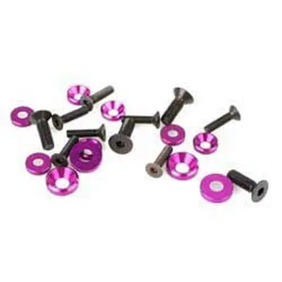 87312 Alum Washer 4Mm & 3Mm+Screws, 4 Pcs 1
