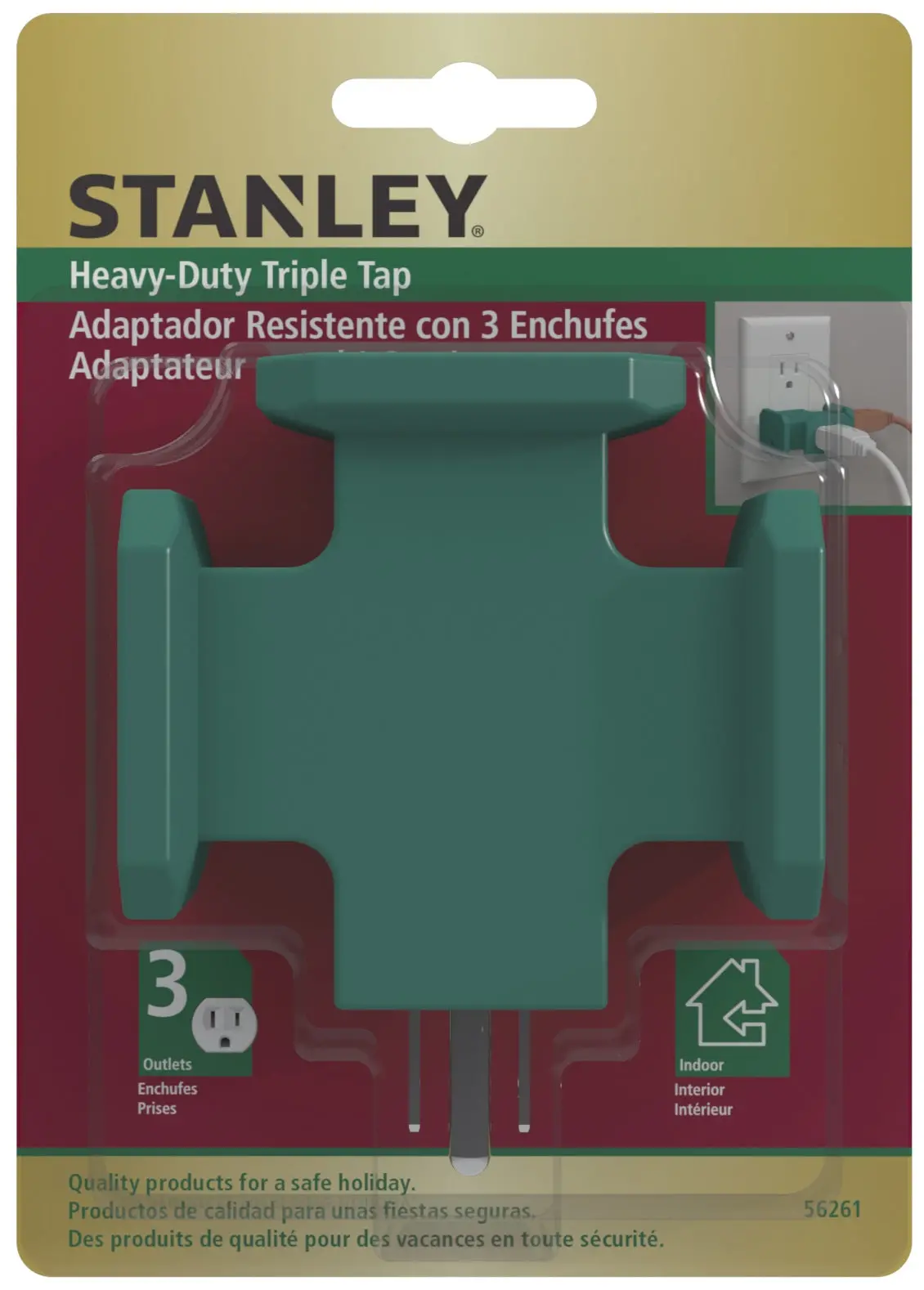 Stanley Triangle Heavy Duty Triple Tap 1