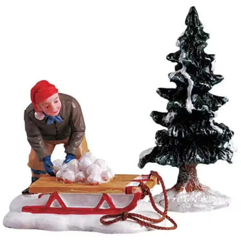 Lemax Caddington Village Figurines: Ready For A Fight, Set Of 2 #52025 1
