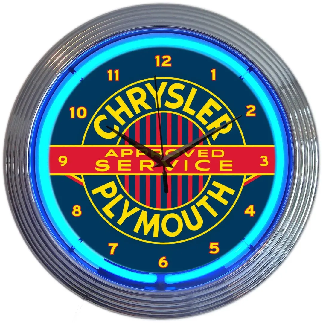 Neonetics Chrysler Plymouth Neon Clock 1