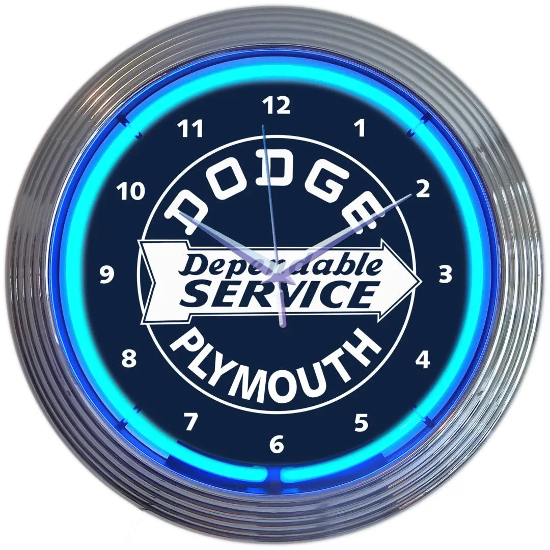 Neonetics Dodge Dependable Service Neon Clock 1