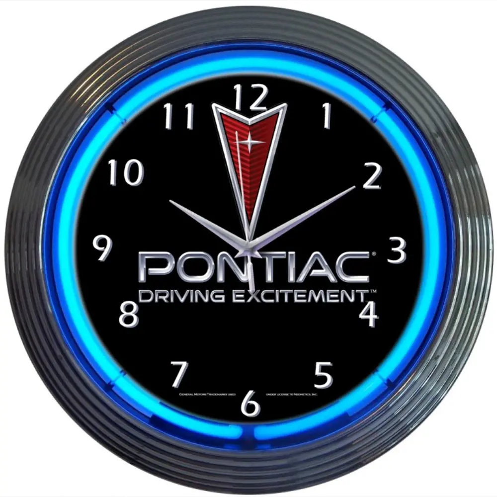 Neonetics Pontiac Driving Excitement Neon Clock 1