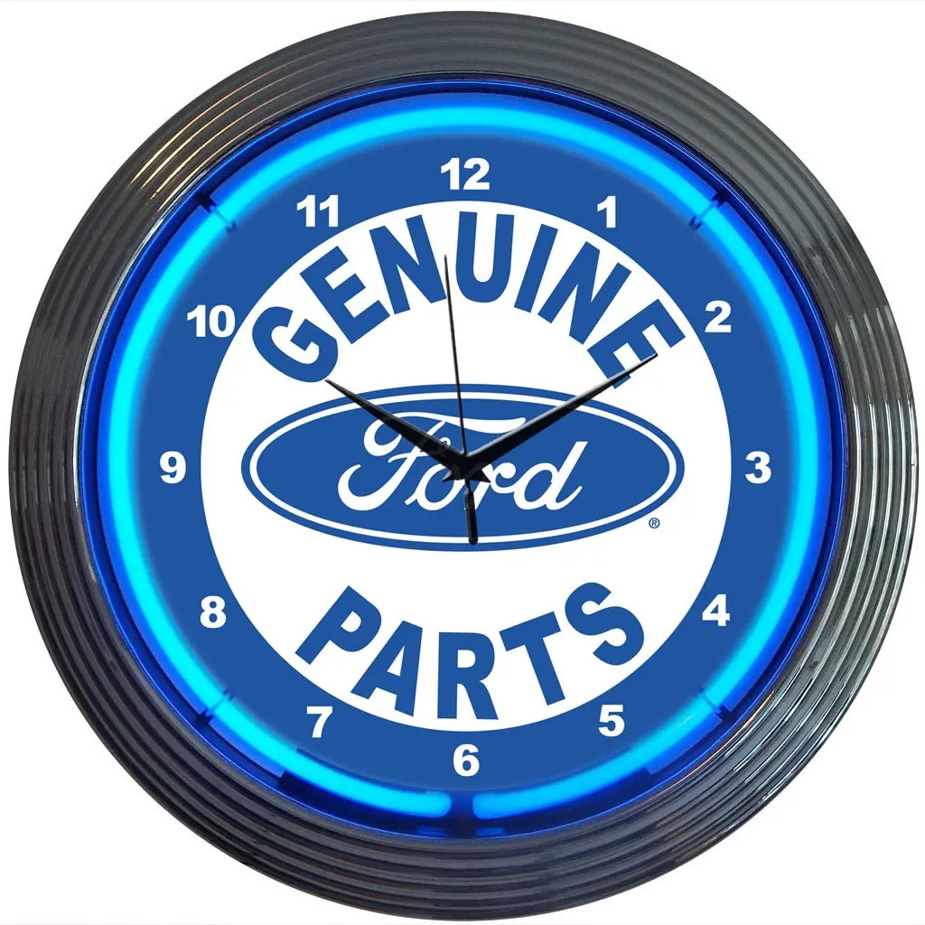 Neonetics Ford Genuine Parts Neon Clock 1