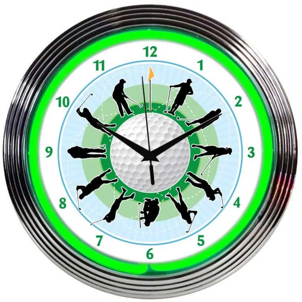 Neonetics Golf Neon Clock 1