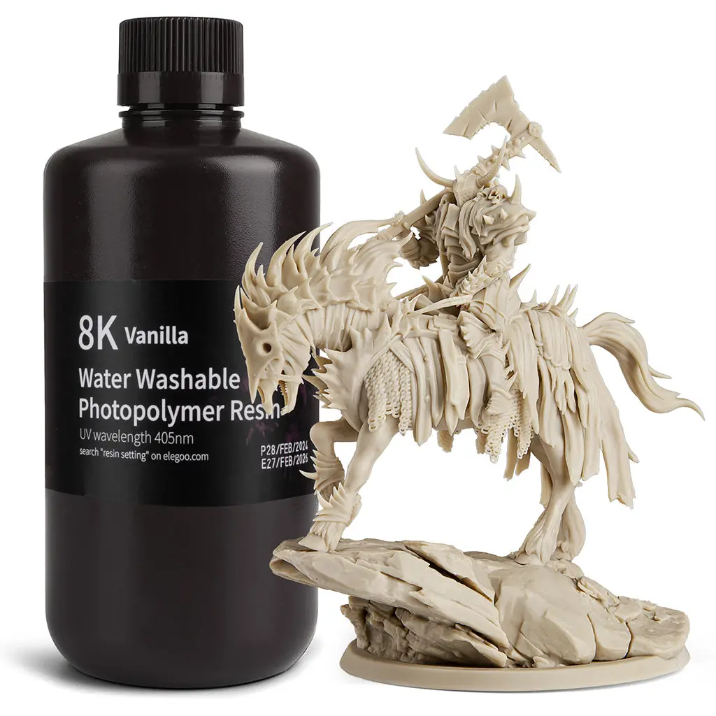 8K Water-Washable Resin 3