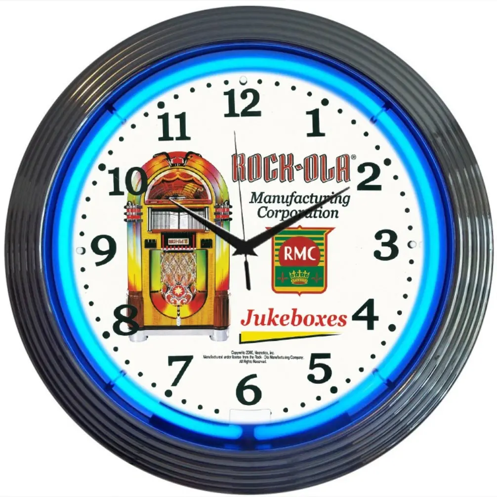 Neonetics Rock-Ola Jukebox Neon Clock 1