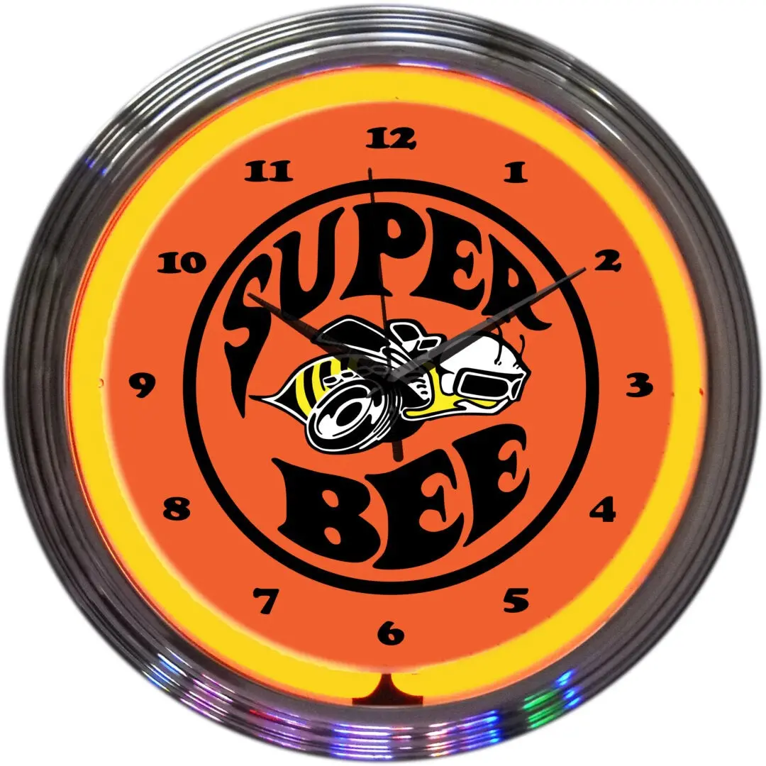 Neonetics Super Bee Neon Clock 1