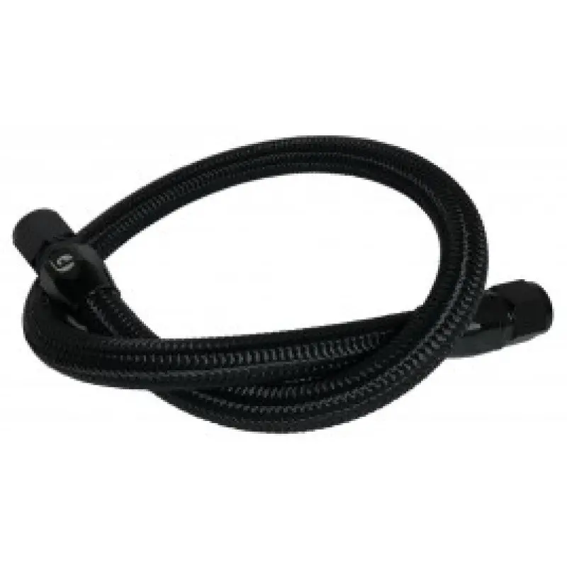 Fleece Performance Coolant Bypass Hose – Black Braided, Fits 1998.5–2018 Dodge Cummins 5.9L / 6.7L 1