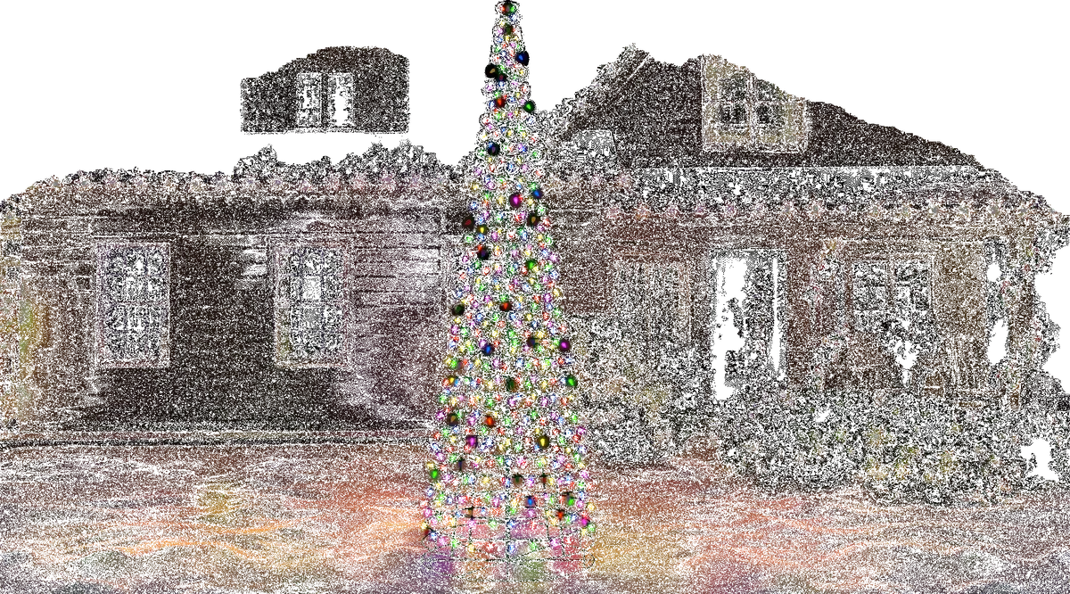 Wire Cone Tree Outdoor Decoration With Multi Twinkling C5 Led Lights 1