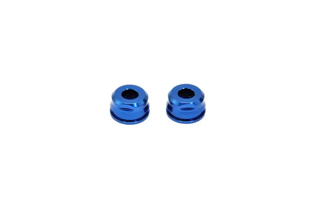 90053Bu Shock Cap Bottom- Blue, 2Pcs 1